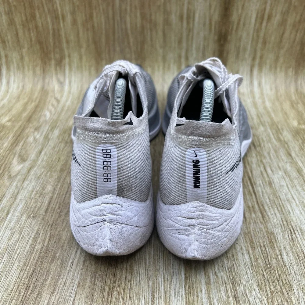 Nike ZoomX Vaporfly Next% 2 Women's 8.5 White Silver Running Shoes CU4123-100